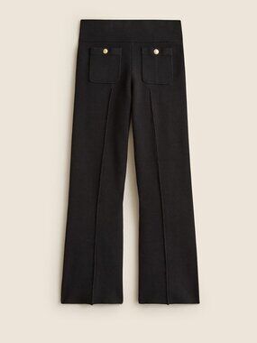 J Crew Delaney Kick out Sweater Pant With Patch Pockets NWT Size S